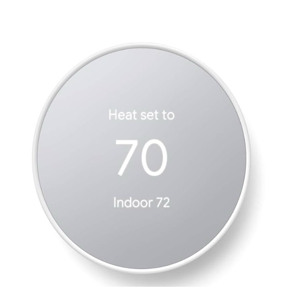 Google Nest Smart Thermostat with Gray Display